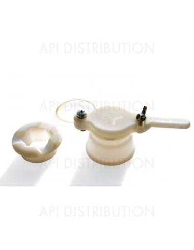 ROBINET BLANC ENSEMBLE 40/49 MANCHON + JOINT