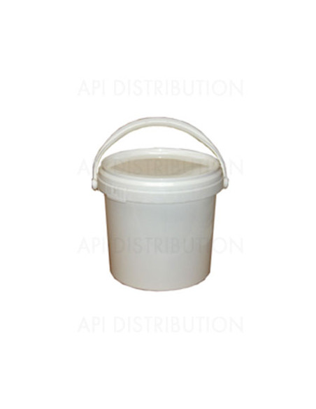 SEAU PLASTIQUE 15KG 11L BLANC