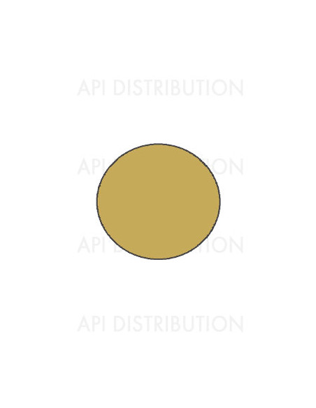 ETIQUETTE RONDE OR 25MM /100