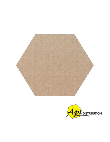 ETIQUETTE ALVEOLE PAPIER KRAFT 50x400MM PAR 100