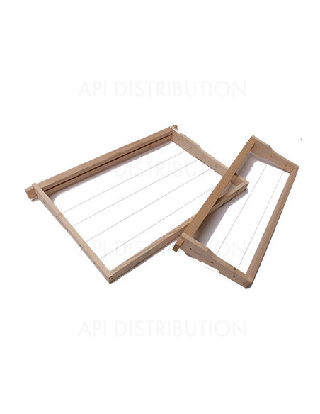 CADRE DADANT HAUSSE MONTE HOFFMANN AVEC FILS HORIZONTAUX + OEILLETS