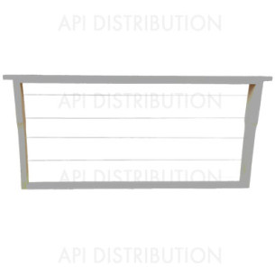 CADRE LANGSTROTH MONTE HOFFMANN AVEC FILS HORI + OEILLETS