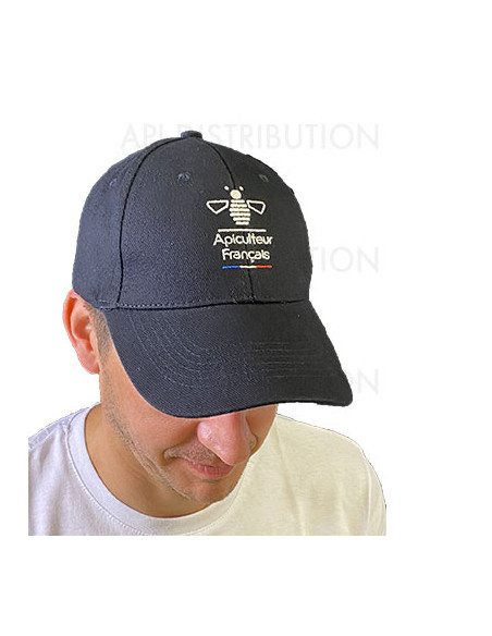 CASQUETTE NOIRE ABEILLE
