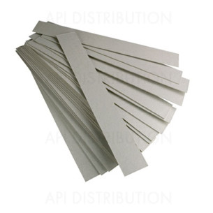 25 CARTONS GRIS 4cm de large x 30 cm de long x 1.4 mm d'épaisseur