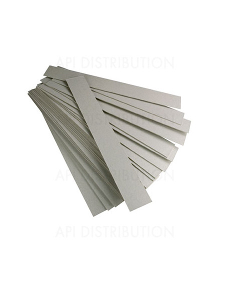 25 CARTONS GRIS 4cm de large x 30 cm de long x 1.4 mm d'épaisseur 25 CARTONS GRIS 4cm de large x 30 cm de long x 1.4 mm d'épaisseur