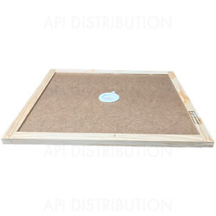 COUVRE CADRE DADANT 10 CADRES BAS 18MM AVEC TROU CENTRAL ET BOUCHON