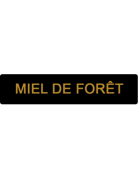 ETIQUETTE FORET ROULEAU DE 1000  NOIR ET OR ETIQUETTE FORET ROULEAU DE 1000  NOIR ET OR