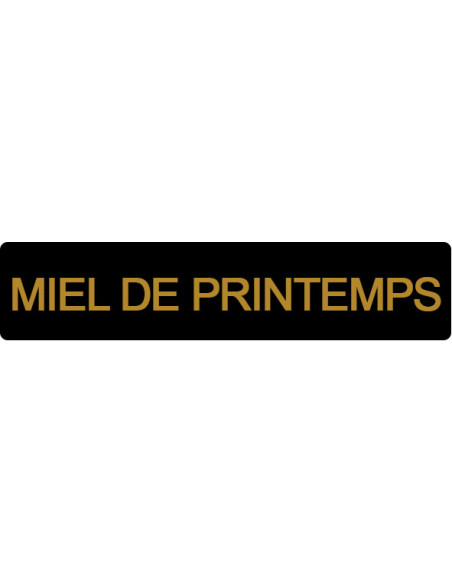 ETIQUETTE PRINTEMPS ROULEAU DE 1000 NOIR ET OR ETIQUETTE PRINTEMPS ROULEAU DE 1000 NOIR ET OR