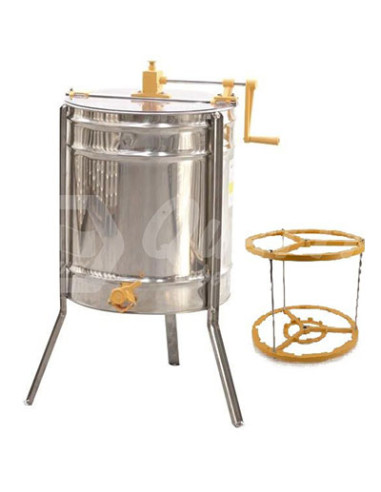 EXTRACTEUR QUARTI MANUEL 9 CADRES DE HAUSSE DADANT CAGE NYLON