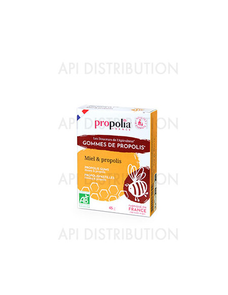 GOMMES DE PROPOLIS-MIEL BIO PROPOLIA
