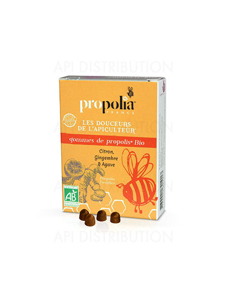 GOMMES DE PROPOLIS-GINGEMBRE BIO PROPOLIA
