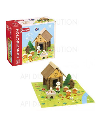 JEU DE CONSTRUCTION EN BOIS JEUJURA "MAISON DU MIEL"