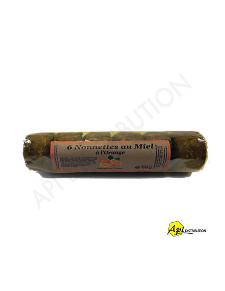 NONNETTES AU MIEL A L'ORANGE (ROULEAU DE 6)