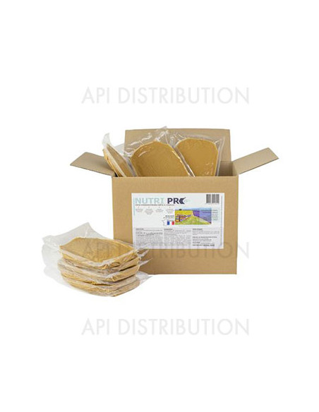NUTRIPRO + PÂTE AVEC 25% DE PROTÉINE CARTON DE 30 PORTIONS DE 450GR