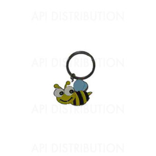 PORTE-CLÉS ABEILLE METAL 6.5CM