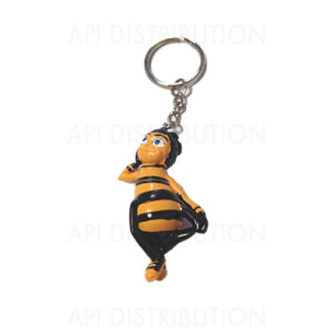 PORTE-CLÉS ABEILLE PLASTIQUE 3D