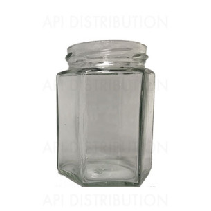 POT VERRE HEXAGONAL 195ml TO58