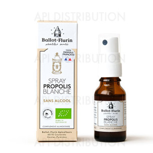 SPRAY DE PROPOLIS BLANCHE BIO SANS ALCOOL BALLOT-FLURIN