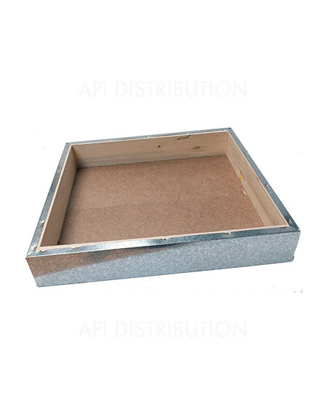 TOIT PLAT BOIS + TOLE POUR RUCHE DADANT 10 CADRES