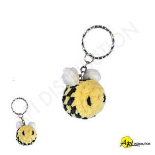 PORTE-CLÉS ABEILLE AU CROCHET