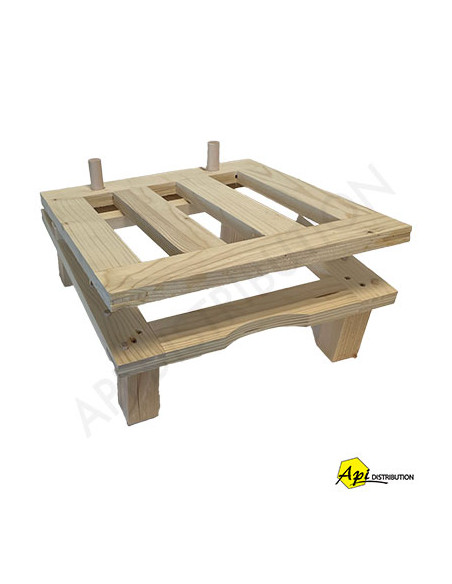 SUPPORT EN BOIS INCLINABLE ET REGLABLE POUR MATURATEUR