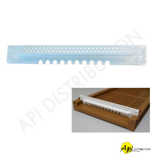 ENTREE PLASTIQUE RUCHETTE 6 CADRES NICOT BLANCHE