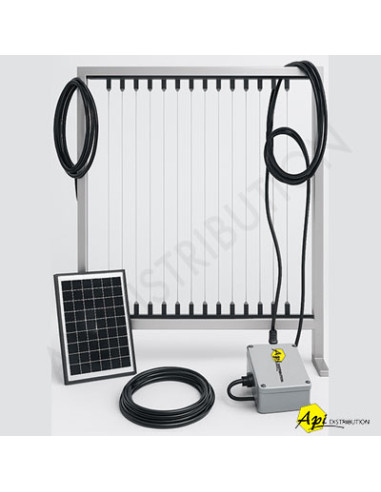 KIT 4 HARPES ELECTRIQUES PHOTOVOLTAIQUES 20W CONTRE LE FRELON