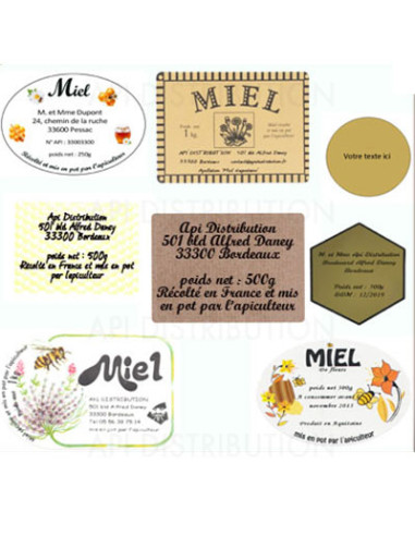 IMPRESSION THERMIQUE NOIRE SUR ETIQUETTES/100