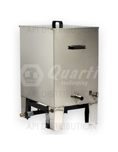 CHAUDIERE A CIRE RECTANGULAIRE 15 CADRES - QUARTI