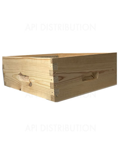 HAUSSE DADANT TENONS FIRST SANS CADRES EN PIN POUR 9 CADRES HOFFMANN