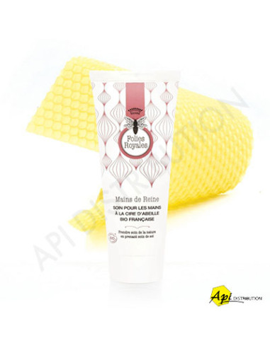 CREME MAINS A LA CIRE D'ABEILLE BIO FRANÇAISE - 75 ML