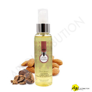 HUILE SECHE CORPS ET VISAGE A L'EXTRAIT BIO DE PROPOLIS - 100 ML