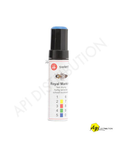 FLACON DE PEINTURE POUR REINE BLEU AVEC PINCEAU APPLICATEUR