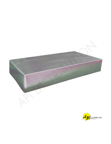 TOIT TOLE POUR RUCHETTE POLYSTYRENE HAUTE DENSITE 6 CADRES  DADANT 570X325X105