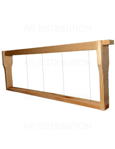 CADRE DADANT HAUSSE MONTE HOFFMANN AVEC FILS VERTICAUX - 45MM HAUSSES 8 CADRES