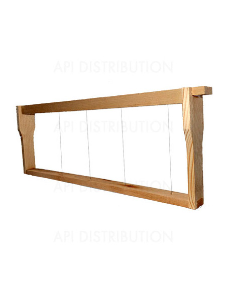 CADRE DADANT HAUSSE MONTE HOFFMANN AVEC FILS VERTICAUX - 45MM HAUSSES 8 CADRES