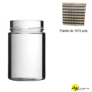 PALETTE DE 1674 POTS EN VERRE FACTUM 370ml TO70 JUPE HAUTE