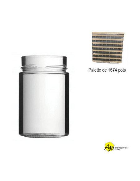 PALETTE DE 1674 POTS EN VERRE FACTUM 370ml TO70 JUPE HAUTE