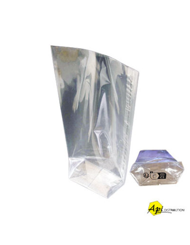 SACHET ECORNE 100X190MM EN POLYPROPYLENE 30...