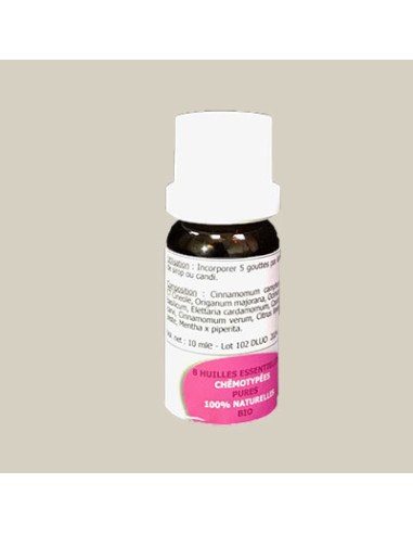 HUILES ESSENTIELLES PREMIUM COMPLEMENT ALIMENTAIRE POUR ABEILLES 10ML