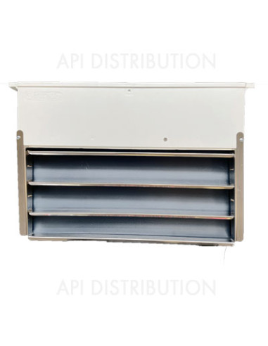 CADRE D'ELEVAGE DADANT INOX AVEC NOURRISSEUR PLASTIQUE ET 3 BARRETTES AMOVIBLES