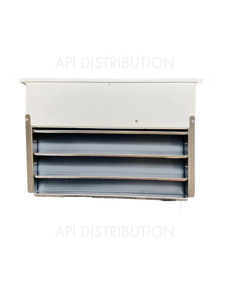 CADRE D'ELEVAGE DADANT INOX AVEC NOURRISSEUR PLASTIQUE ET 3 BARRETTES AMOVIBLES