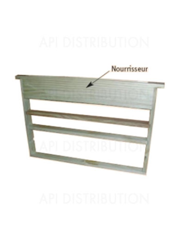 CADRE D'ELEVAGE DADANT AVEC NOURRISSEUR