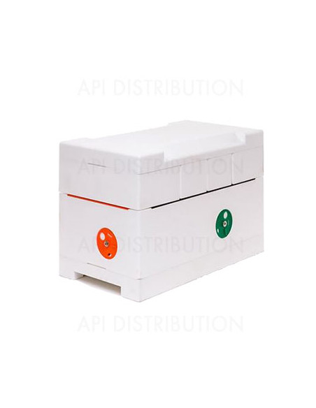 RUCHETTE QUADRI HIVES DE FECONDATION EN POLYSTYRENE SANS CADRONS