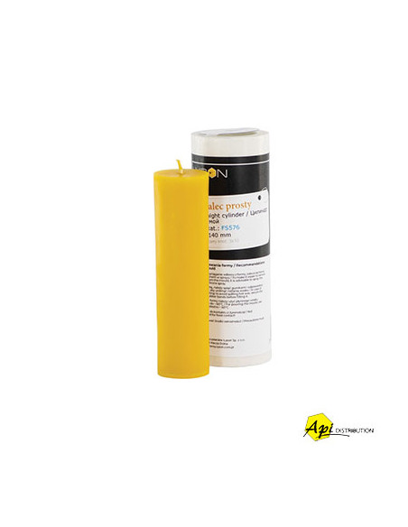 MOULE À BOUGIE CYLINDRE DROIT 14CM FS576