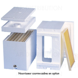 RUCHETTE DADANT POLYSTYRENE BLANC 6 CADRES