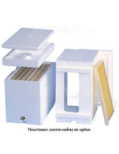RUCHETTE DADANT POLYSTYRENE BLANC 6 CADRES