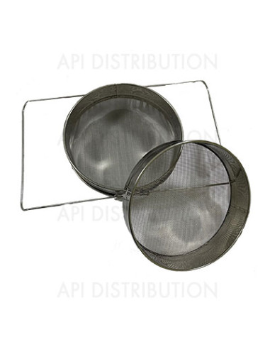 PASSOIRE INOX DOUBLE A COULISSE