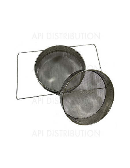 PASSOIRE INOX DOUBLE A COULISSE