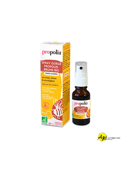 SPRAY DE PROPOLIS BRUNE BIO SANS ALCOOL PROPOLIA